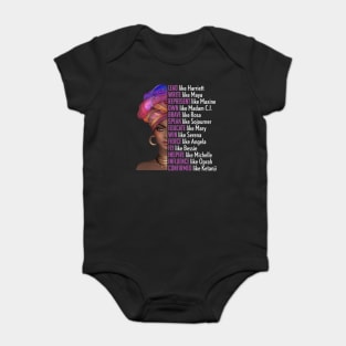 Women of Black History, Legends, Powerful Black Women, Black History Baby Bodysuit